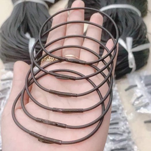 Vòng tay dây cao su đeo lu thống / charm phong thủy, Anchi jewelry