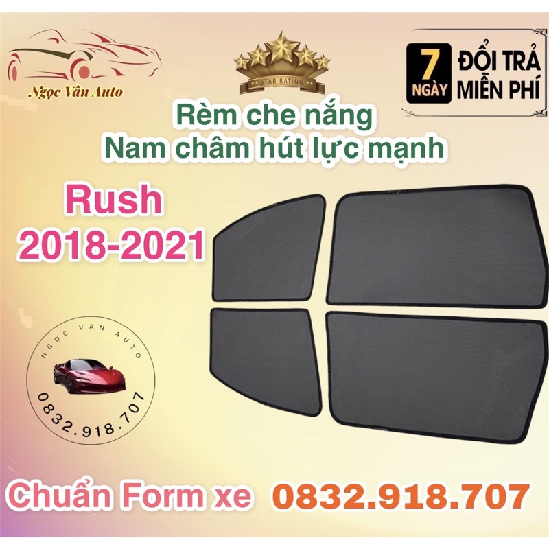 Rèm Che Nắng Nam Châm Rush 2018 - 2021 hàng loại 1