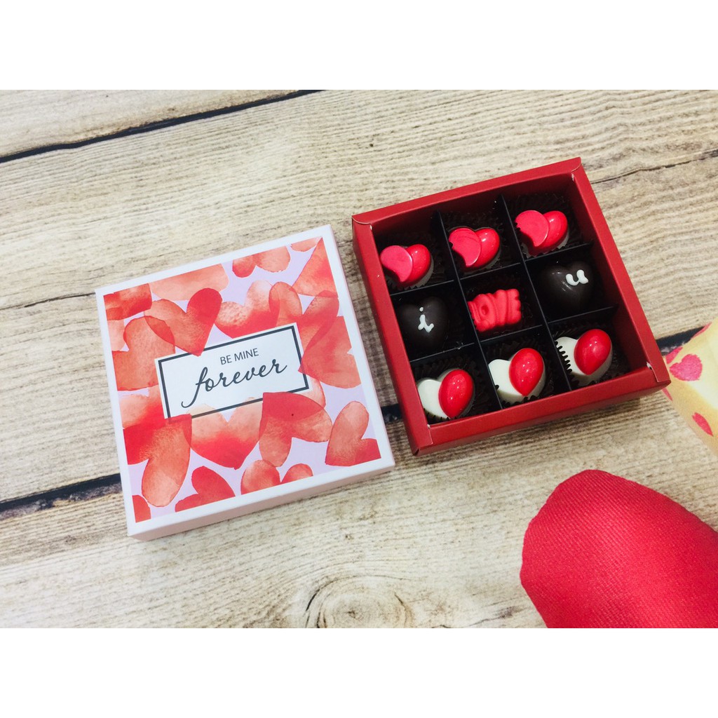 Hộp quà tặng socola valentine 9 viên Figo 2020 - Giao hàng TPHCM