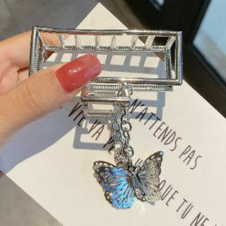 Kẹp Tóc Kim Loại Phối Xích Butterfly