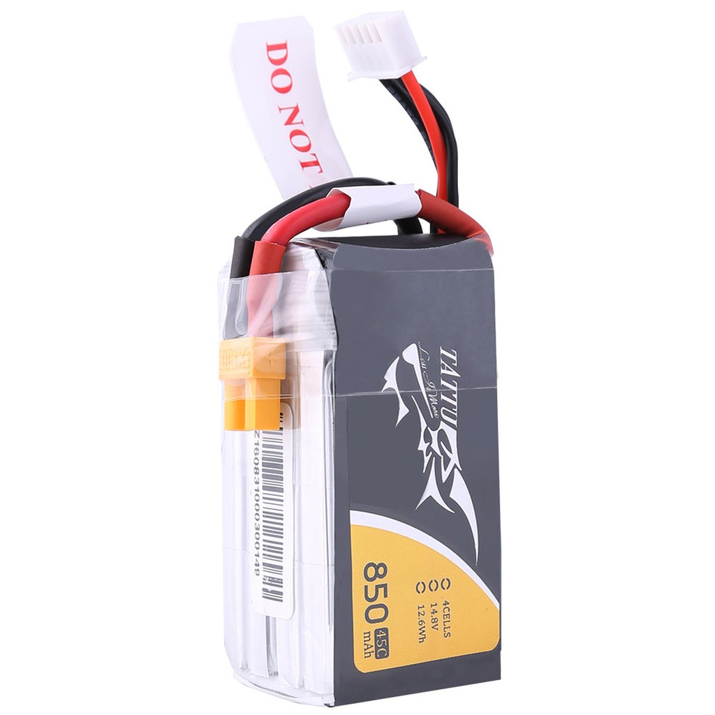 Pin TATTU 4S 14.8V 850 mAh 45C * TẶNG 1 ĐÈN LED, GIÁ TẠI KHO TỐT-NHẤT VIỆT NAM*