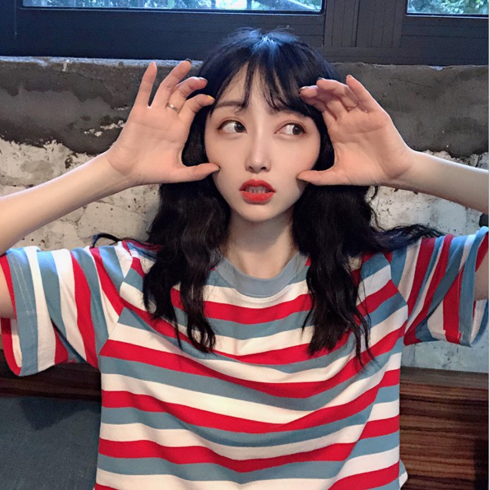 ÁO CROPTOP KẺ TĂM HOT TREND