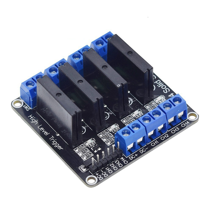 Mô Đun Rơ Le 5V 4 Kênh OMRON SSR 250V 2A Cho Arduino