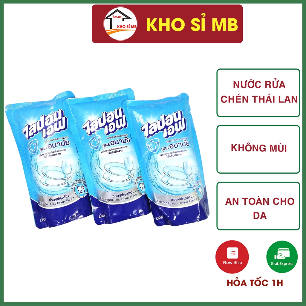 nước rửa chén bát thái lan Lipon chính hãng,550ml siêu sạch, nước rửa chén/ bát thái lan không mùi kho sỈ MB