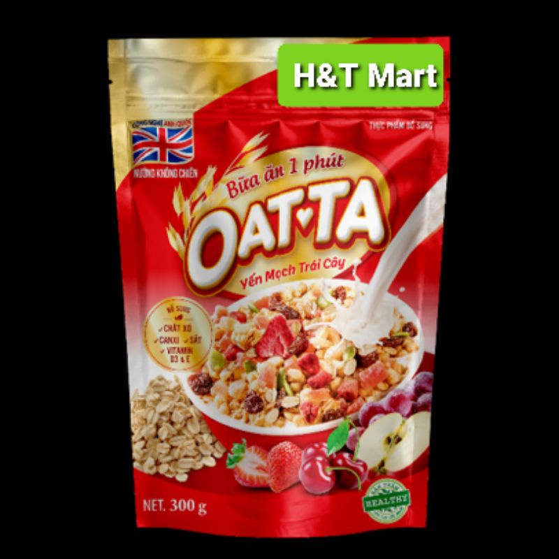 Bánh Yến Mạch Trái Cây Oatta  300g