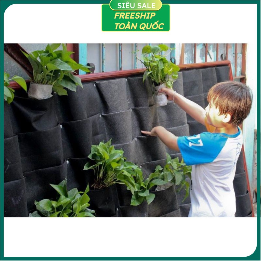 PVN12416 Túi trồng rau sạch 20 ô siêu tiện lợi T2 .