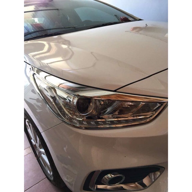 Ốp đèn Pha Hậu Accent 2018-2020 mạ crom cao cấp