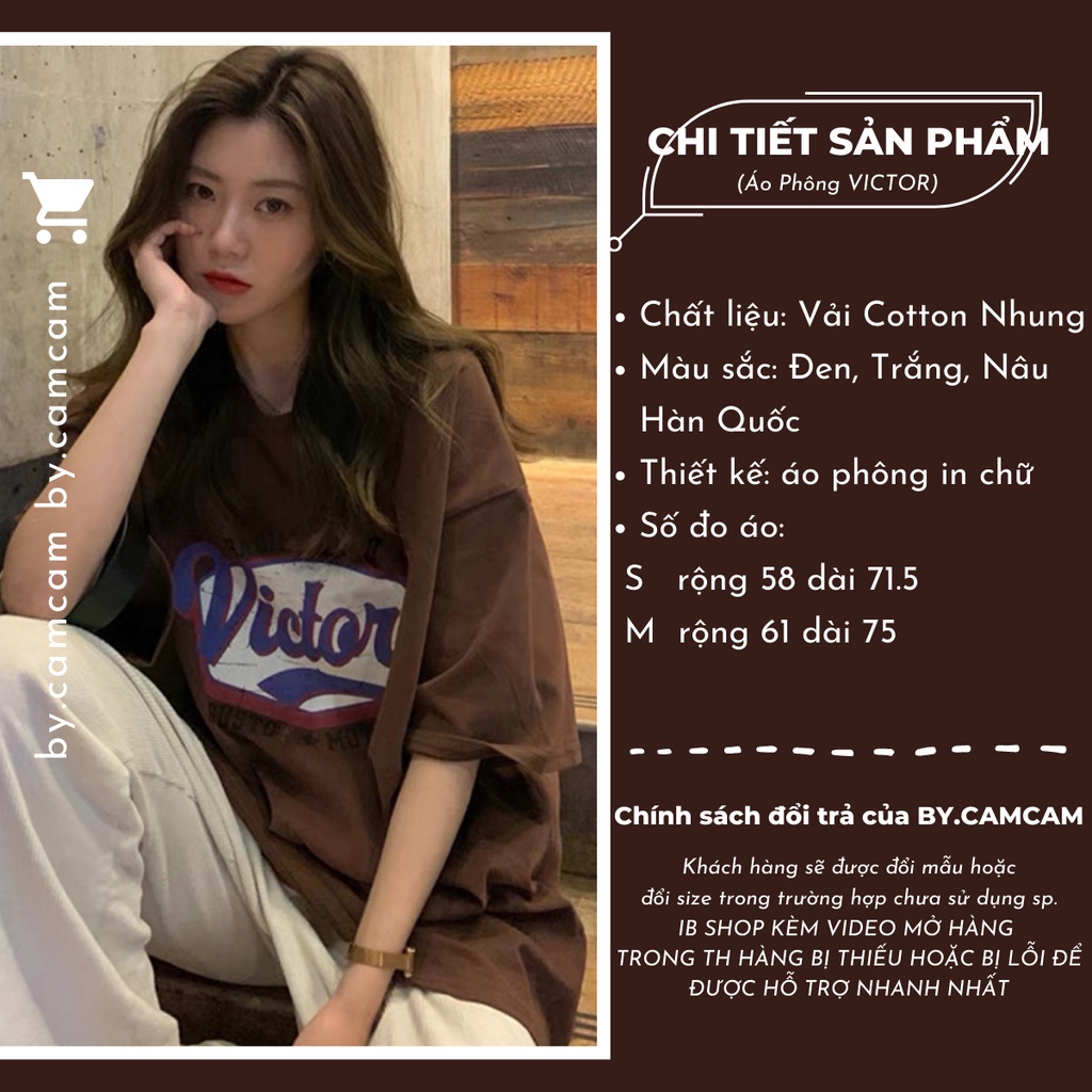 Áo Phông Mẫu Mới 2022, Áo Chữ Form Rộng Tay Lỡ Hàn Quốc Basic 𝘽𝙮.𝘾𝙖𝙢𝙘𝙖𝙢 | BigBuy360 - bigbuy360.vn