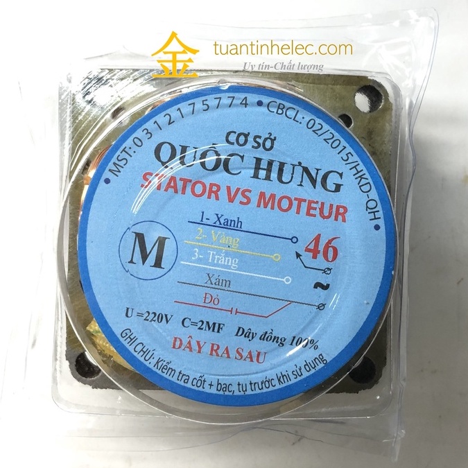 Lốc quạt B3-46 fe dày 1.5cm, cuộn stato, cuộn dây quạt điện 220v - dây đồng tốt #phụ tùng thay thế