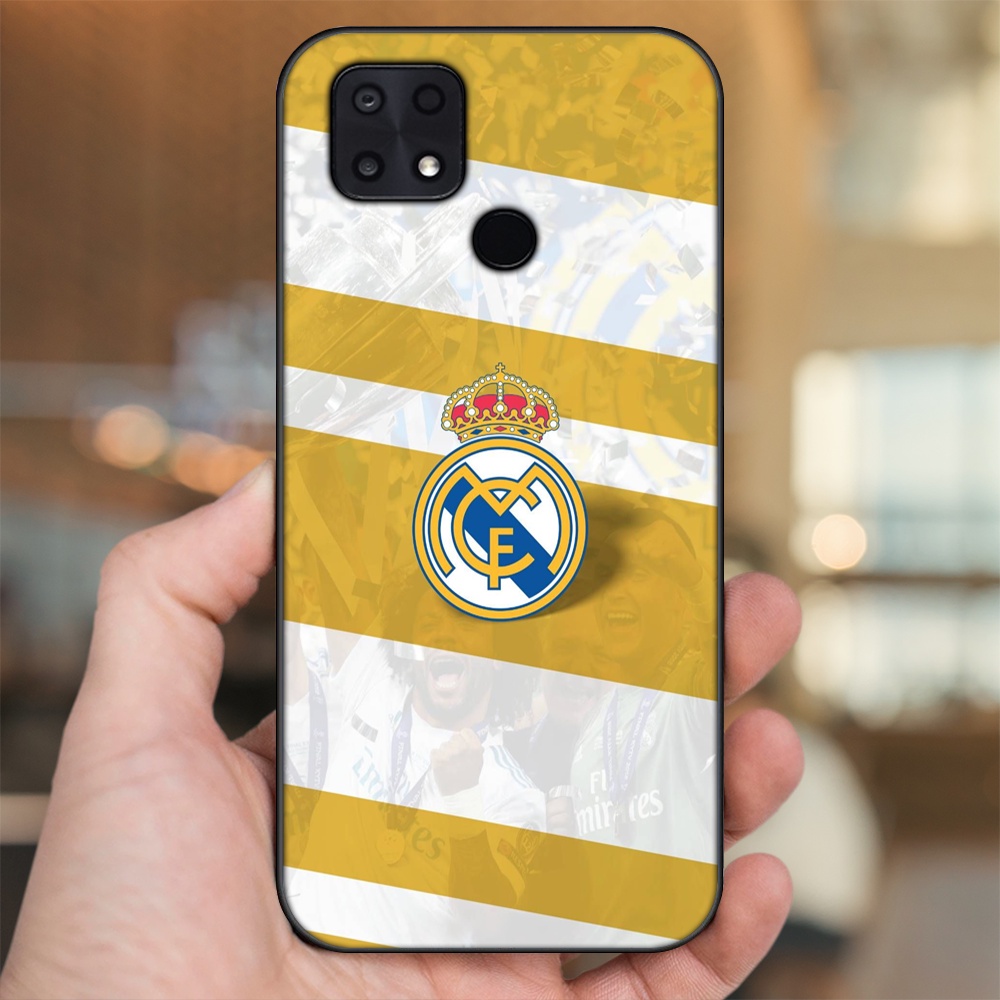 Ốp lưng Xiaomi Poco C40 viền đen in hình Real Madrid