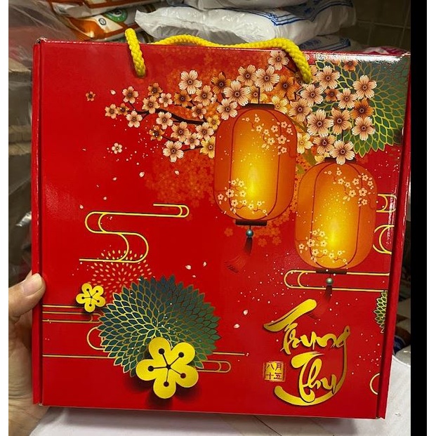 Hộp Đưng Bánh Trung Thu Vuông 150-250gr