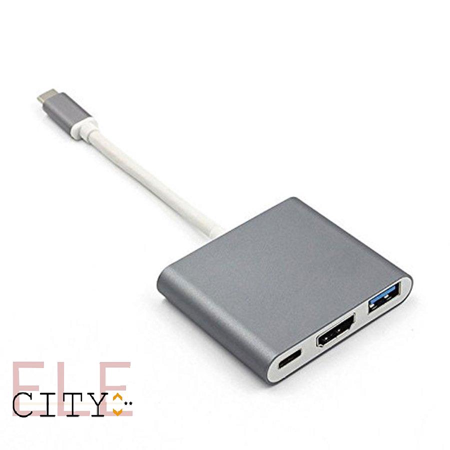 Bộ Chuyển Đổi Usb Type C Hub Sang Hdmi 4k Usb 3.0 Port Usb-C Chất Lượng Cao Cho Macbook