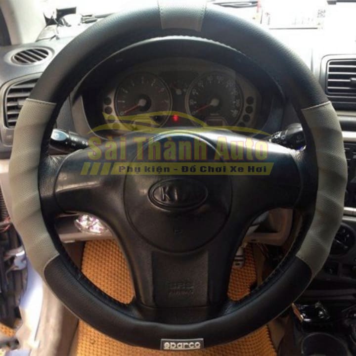 Bọc vô lăng xe tải KIA K200 Sparco | Ốp vô lăng xe tải  đủ màu | Bọc vô lăng ô tô tải cao cấp