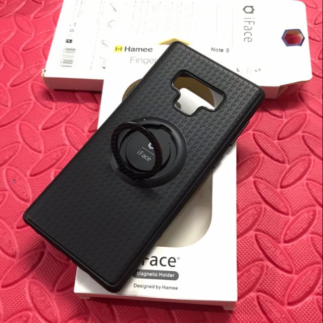 Ốp lưng iface samsung galaxy note 9 kiêm iring và nam châm hút giá đỡ trên ô tô