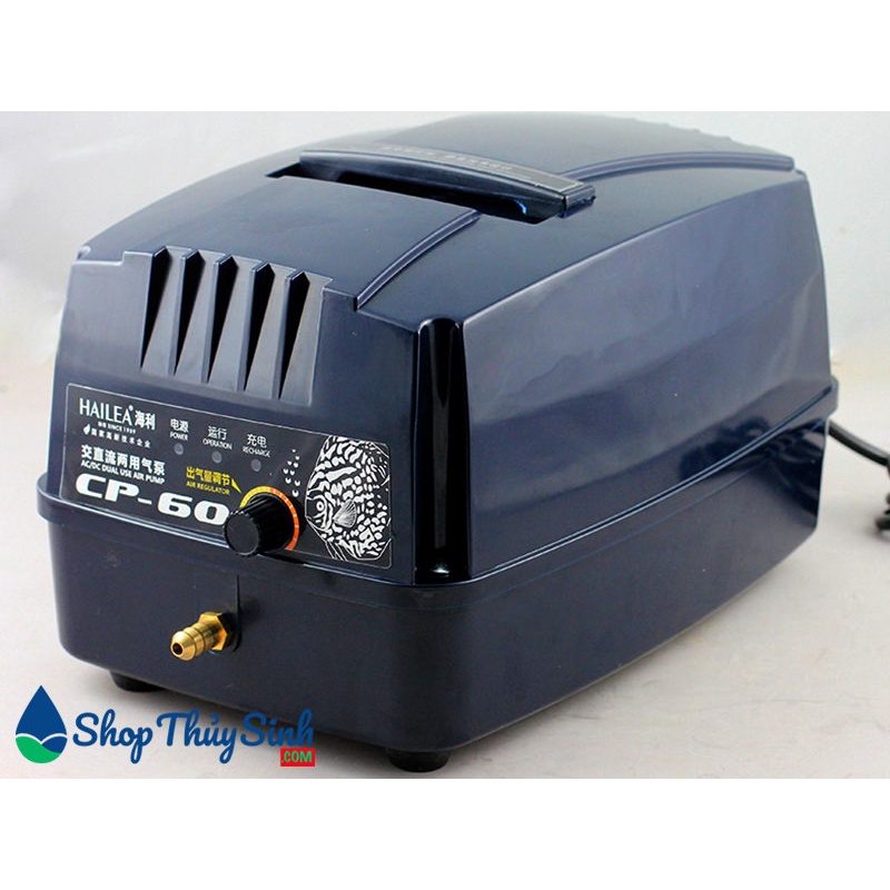 Máy sủi tích điện HAILEA, máy sủi cho hồ ao, hồ , bể cá cảnh hồ cá Koi, máy sủi tích điện đến