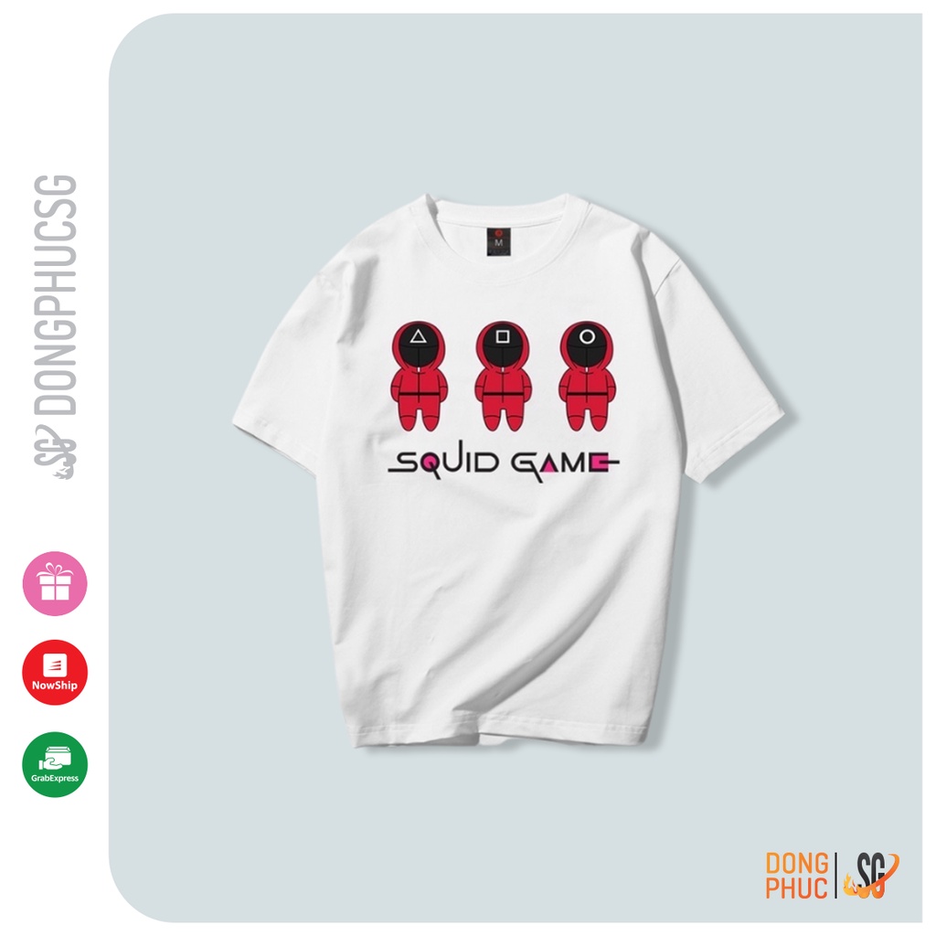 Áo thun Squid Game phông unisex nam nữ trẻ em cổ tròn thun mềm mịn - Trò chơi con mực ASG01 | SG | WebRaoVat - webraovat.net.vn