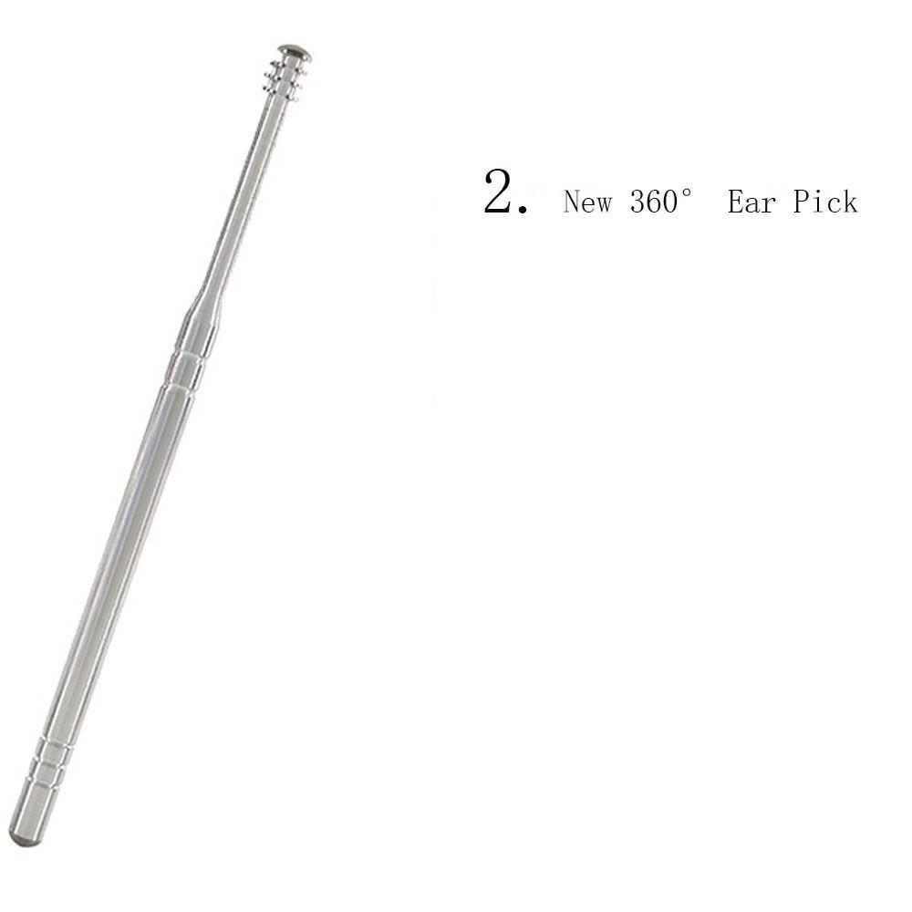 ❈Rowan❈ Set 6 Dụng Cụ Vệ Sinh Tai Bằng Thép Không Gỉ Nhiều Màu Sắc