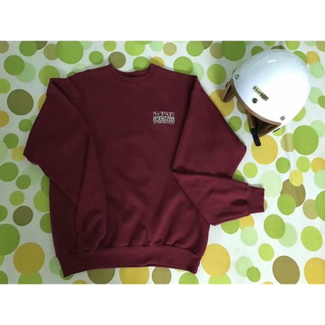 Áo sweeter đỏ đô