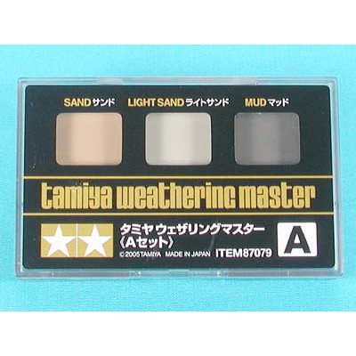 87079 Bộ TẠO HIỆU ỨNG MÔ HÌNH TAMIYA WEATHERING MASTER A SET (SAND/LIGHT SAND/MUD)  - GDC