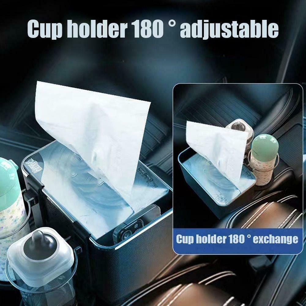 Hộp Đựng Khăn Giấy / Đồ Uống Đa Năng Sáng Tạo Cho Xe Hơi