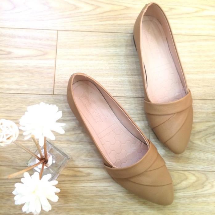 FREESHIP_HÌNH THẬT_M3 Giày Búp Bê Hàng VNXK, Da Lì Cao Cấp Siêu Bền