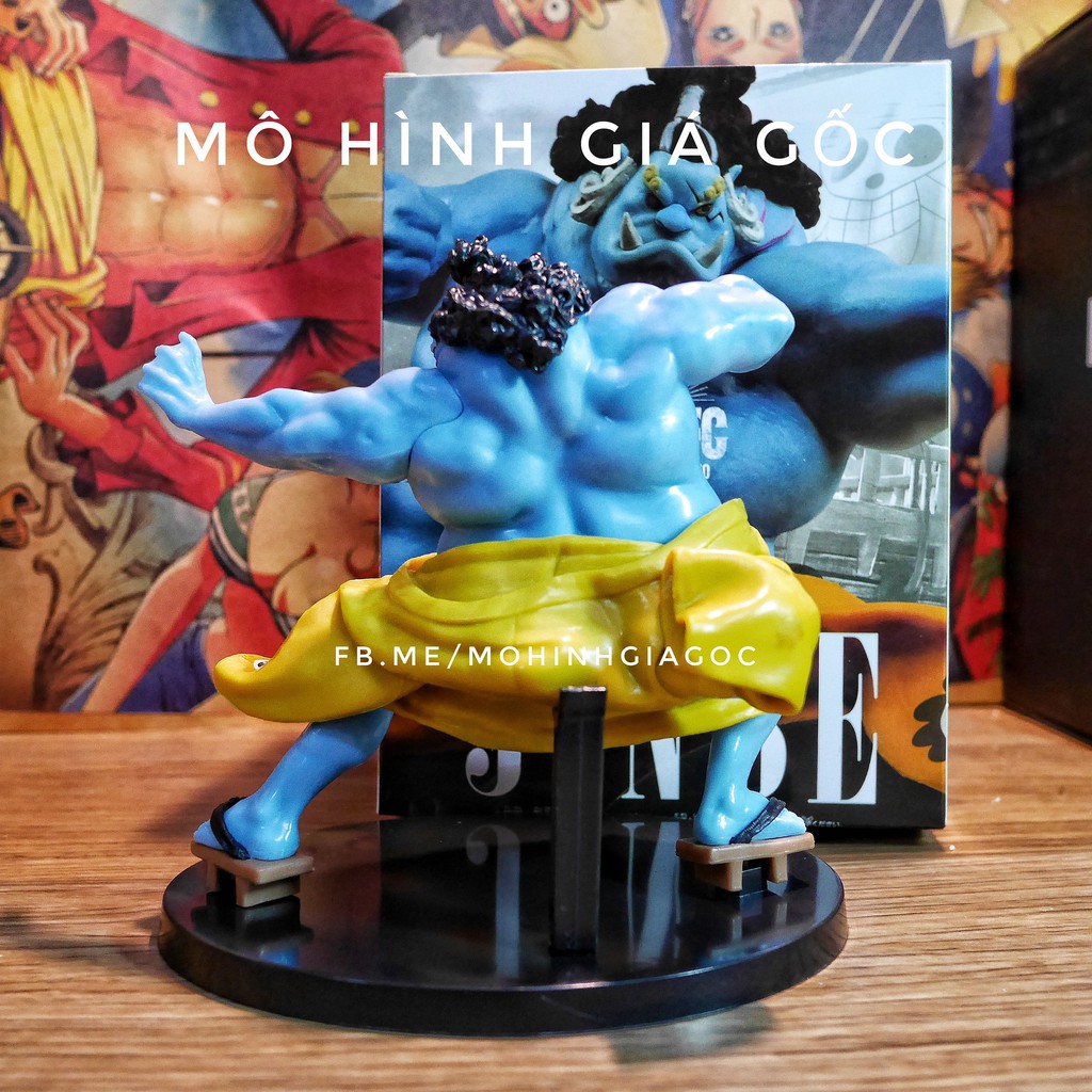 (SẵnVN) 15CM- Mô hình Jinbe - Băng hải tặc Râu trắng - Mô hình One Piece