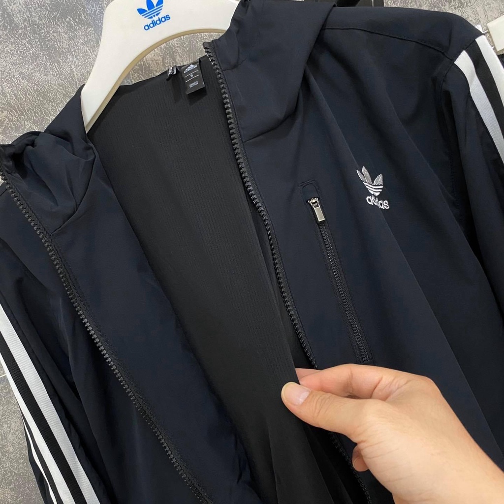 [NHANH CÒN CHẬM HẾT] Bộ Gió Thể Thao Adidas Lock Up Wind Breaker in Black - FM3815 | HÀNG XUẤT DƯ XỊN | CÓ SẴN HÀNG