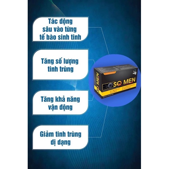 ✅ SQ Men hỗ trợ sinh lý nam giới cho người hiến muộn,được bác sĩ phụ khoa tin tưởng kê đơn khuyên dùng