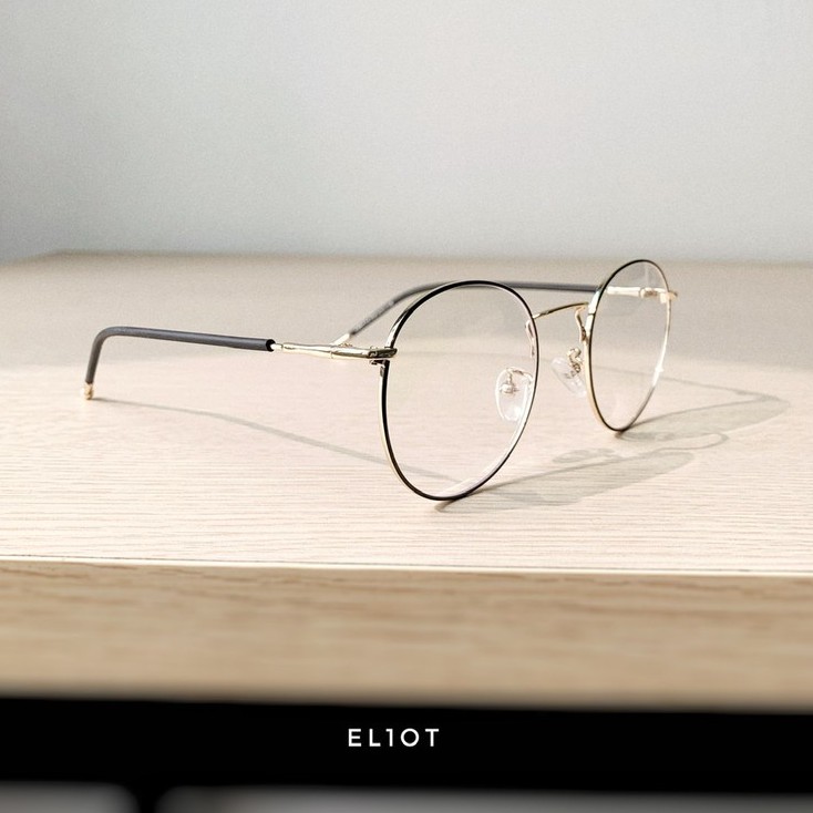 Gọng kính tròn Korean Glasses kính mắt tròn Unisex | BigBuy360 - bigbuy360.vn