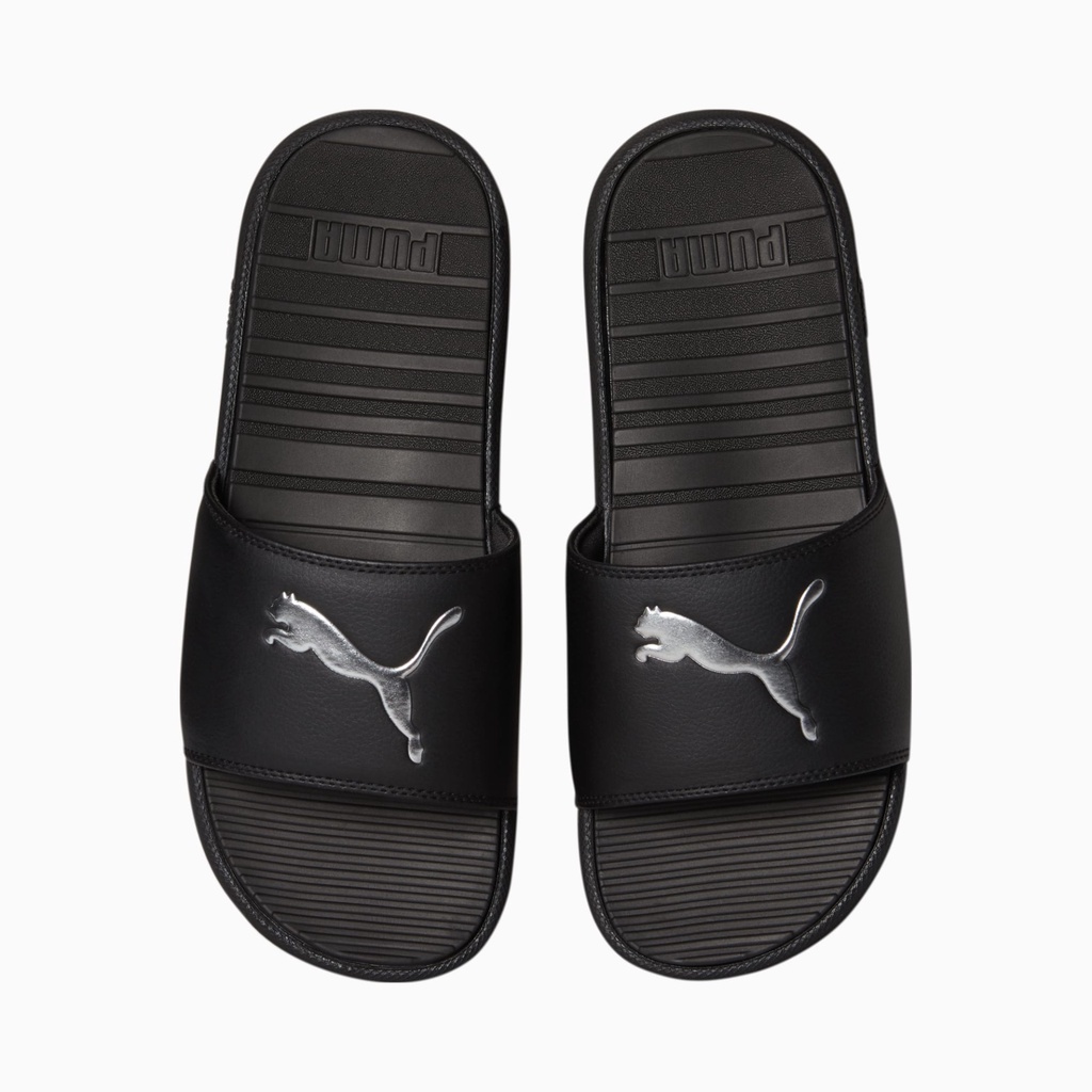 [CHÍNH HÃNG] DÉP PUMA COOL CAT - ĐEN BẠC - *BLACK SILVER* - Code: 381704 01