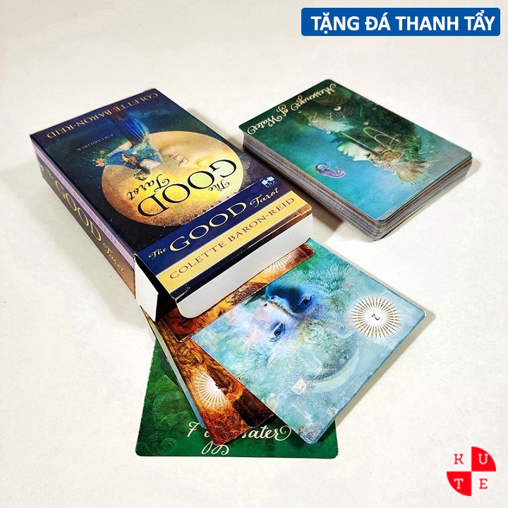 Bộ Bài Good Tarot 78 Lá Bài Tặng File Tiếng Anh Và Đá Thanh Tẩy B1 C1