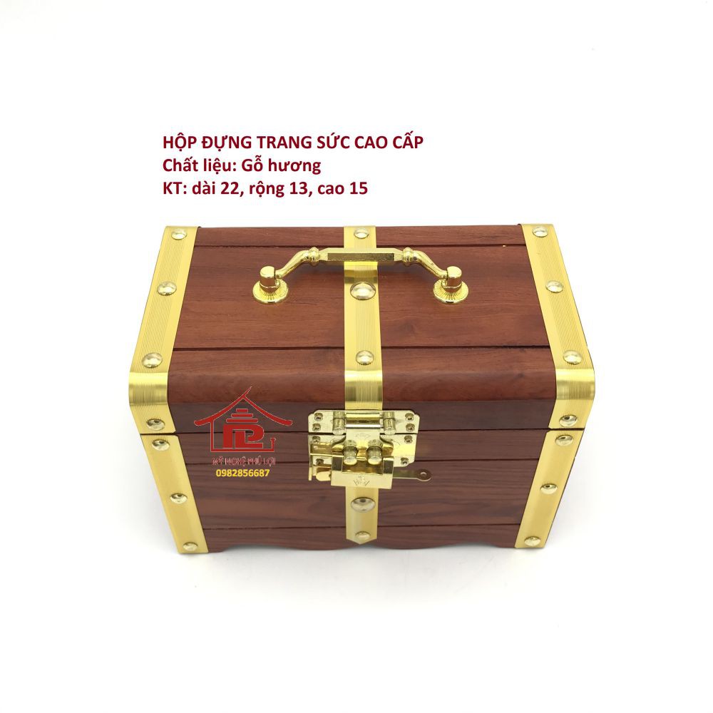 Hộp đựng trang sức,nữ trang,gỗ hương đẹp