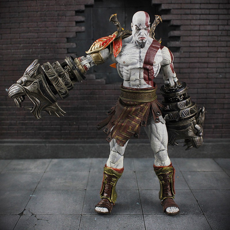 Mô Hình Nhân Vật Kratos Trong God Of War 3 Trang Trí