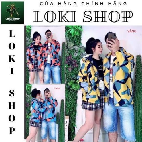 Áo Khoác Dù Chống Nắng Cặp Đôi Cho Nữ Cho Nam LOKI SHOP Có 3 Màu Unisex Form Rộng In 3D RCB Jacket Ulzzang ༴