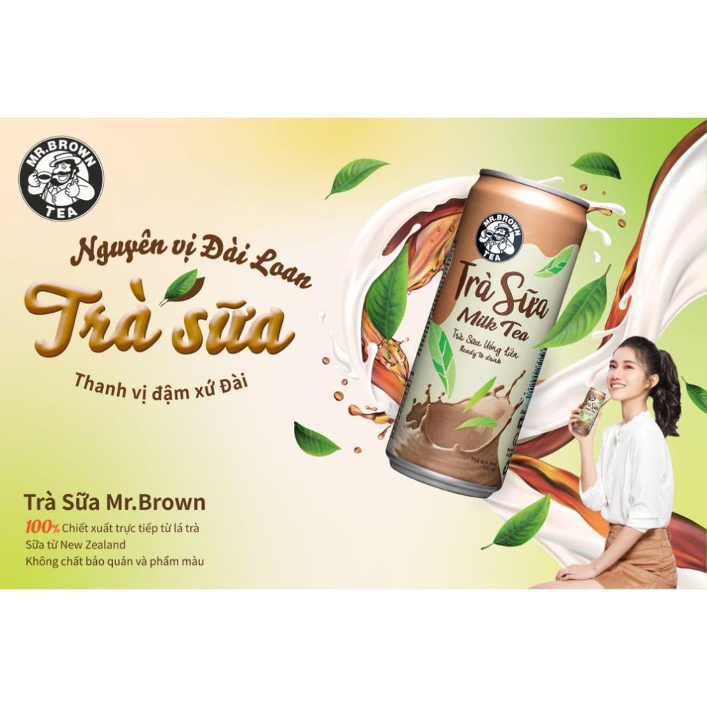 Trà Sữa Mr.Brown nhập khẩu Đài Loan Chai 580ml/ Lon 330ml