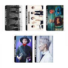 (không hộp) Lomo Big Bang ảnh lomo GD hộp ảnh tập ảnh 30 tấm in hình nhóm nhạc idol