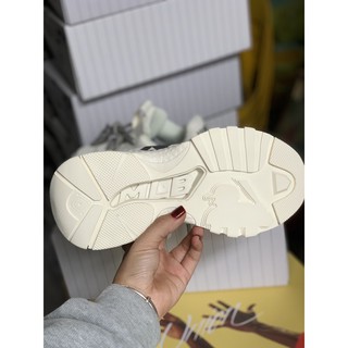(Full Box) Giày MLB NY Đen Đế Trắng