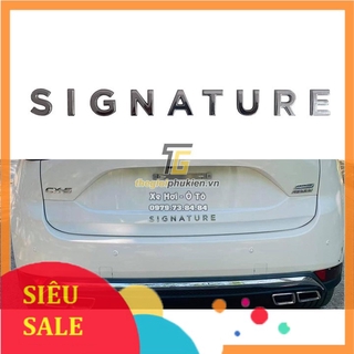 Tem chữ nổi signature dán trang trí đuôi xe mazda