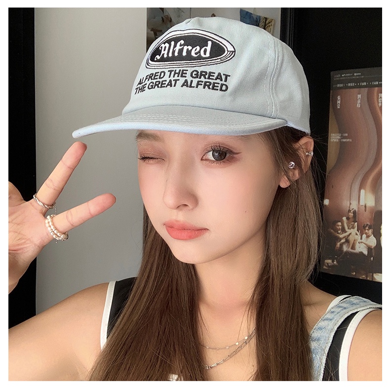 Nón Lưỡi Trai Thêu Họa Tiết Màu Sắc Phong Cách Hip Hop Hàn Quốc Thời Trang Mùa Hè Cho Nam Và Nữ