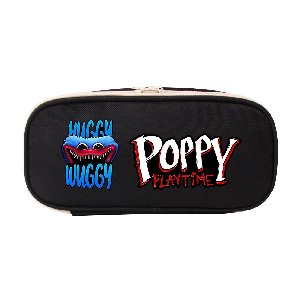 Túi Đựng Bút Vải Canvas Đa Năng Họa Tiết Hoạt Hình Anime Dễ Thương Cho Bé