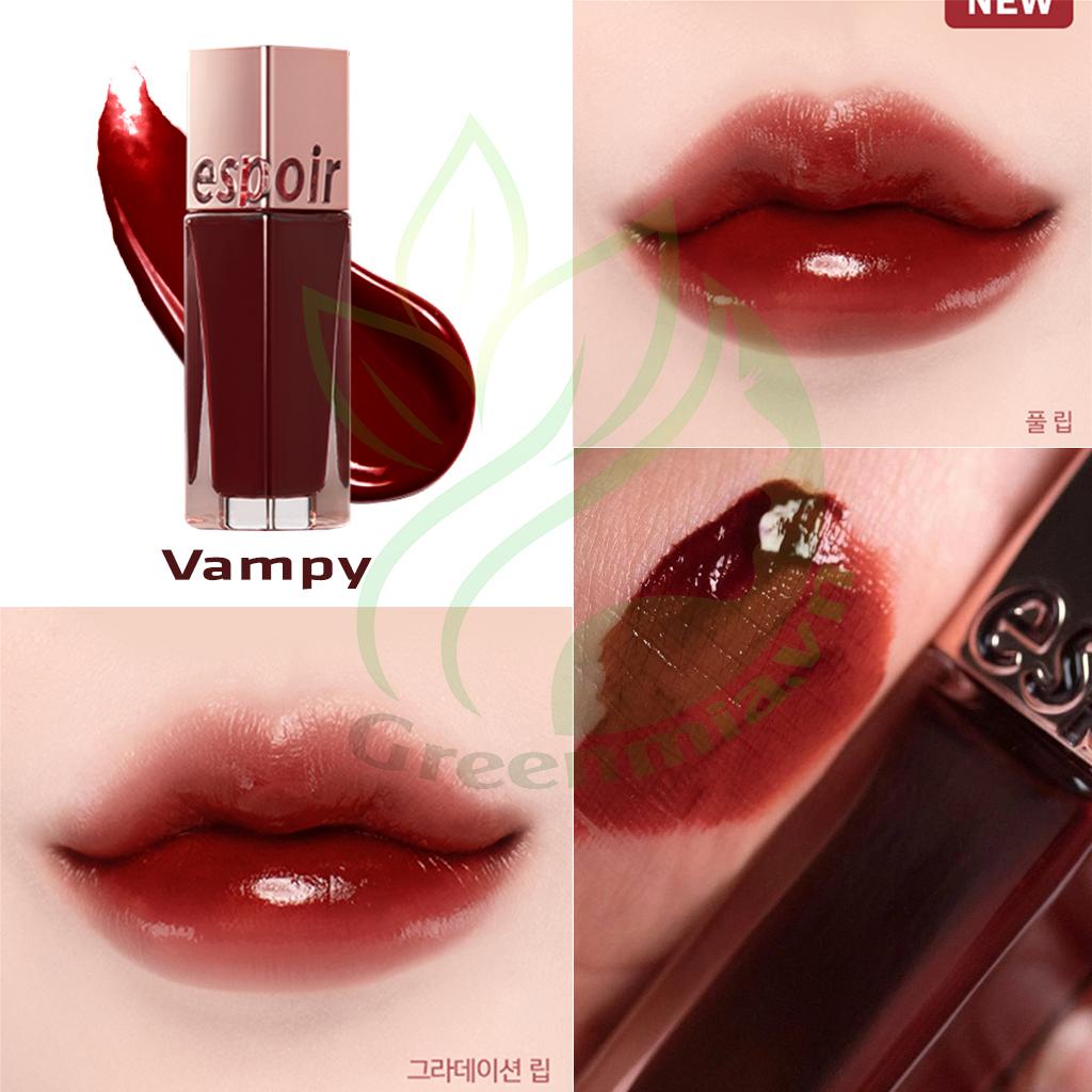 Son ESPOIR Couture Lip Tint Shine Velvet Vampy Nutty Butternut Calm In Mauve Mềm Căng Mọng Lâu Trôi