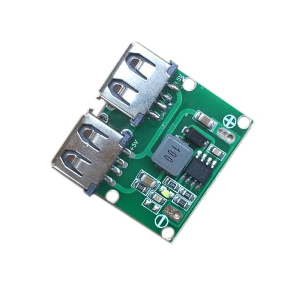 Mô đun hạ áp nguồn sạc DC-DC 5V 3A 2 cổng USB dành cho xe hơi