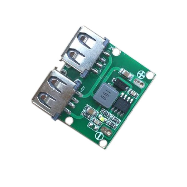 Bảng mạch hạ áp DC-DC 2 cổng USB 5V 3A cho xe hơi