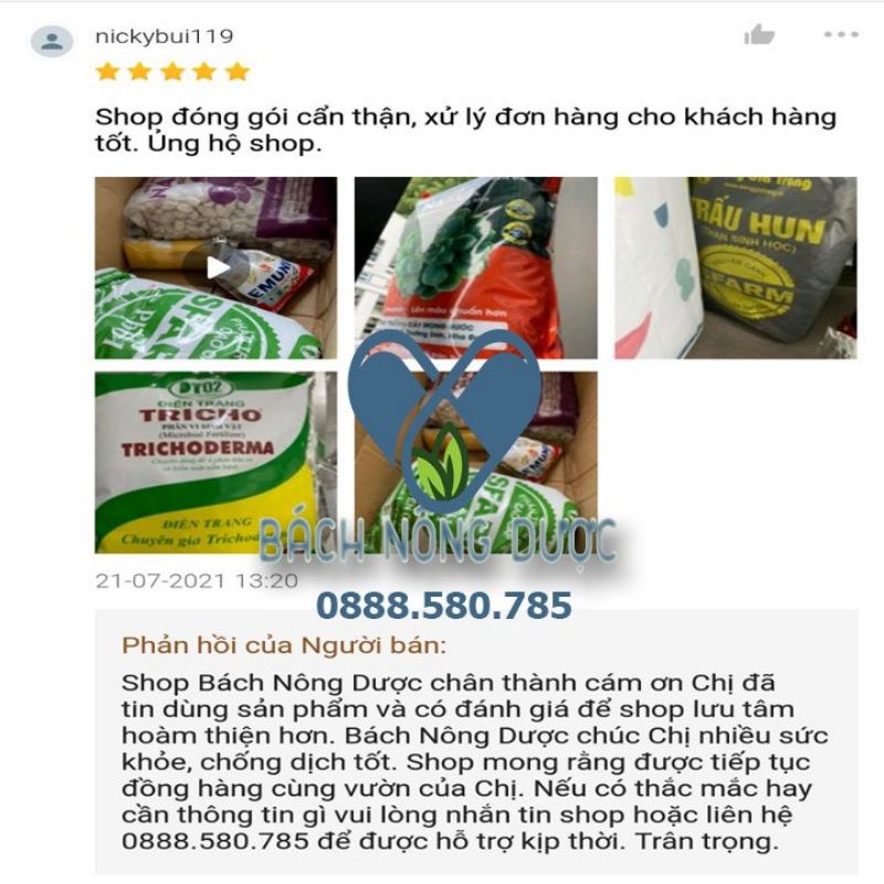 Phân Vi Sinh Vật Trichoderma Chuyên Dùng Để Ủ Phân Hữu Cơ Và Kiểm Soát Nấm Bệnh gói 1kg