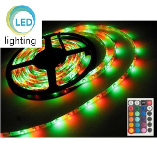 Cuộn LED dây GRB 3528 (3 màu/ có keo chống nước)