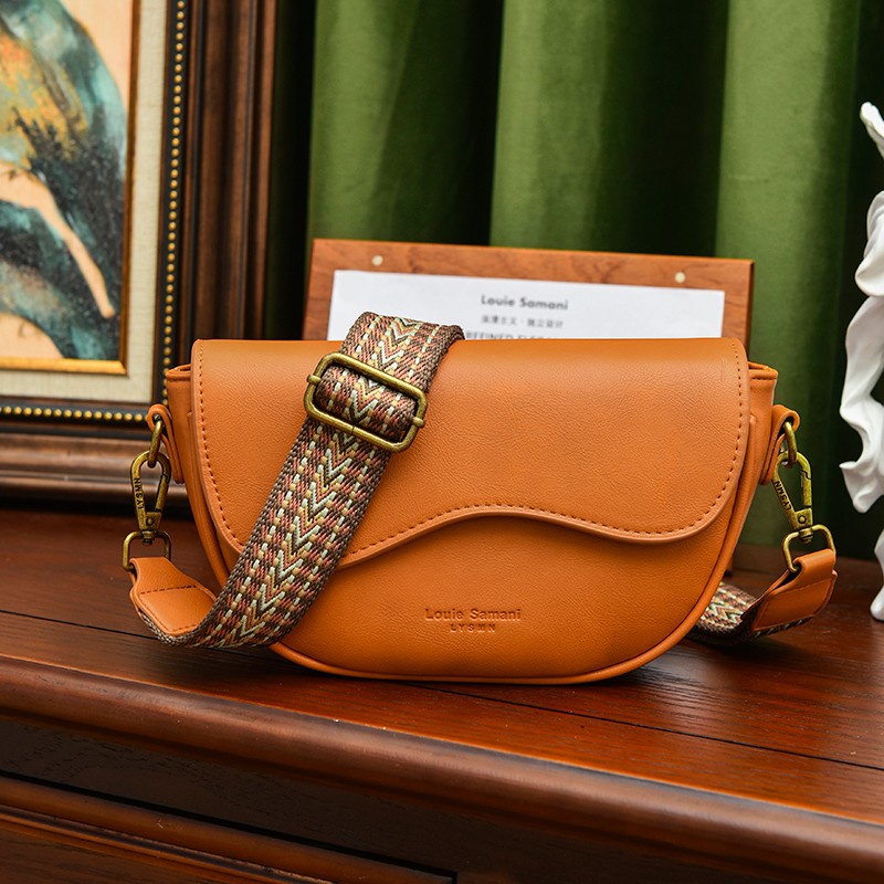 Túi Đeo Chéo Kiểu Yên Ngựa Đơn Giản Thời Trang Cho Nữ