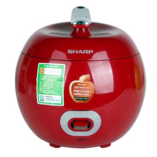 Nồi cơm điện Sharp 0.72 lít KS-A08V-RD đỏ