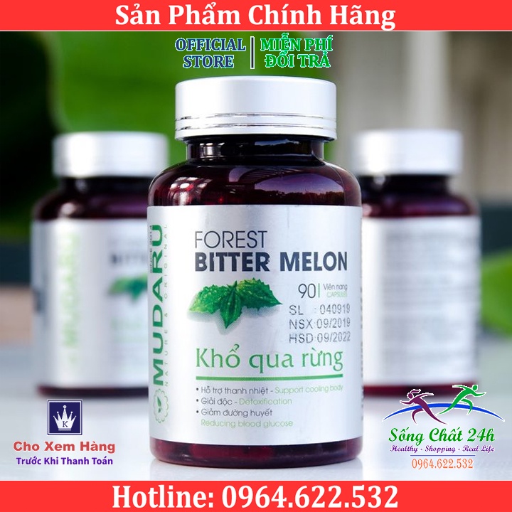 Viên Uống Khổ Qua Rừng Mudaru Hỗ Trợ Bệnh Tiểu Đường - Sống Chất 24h