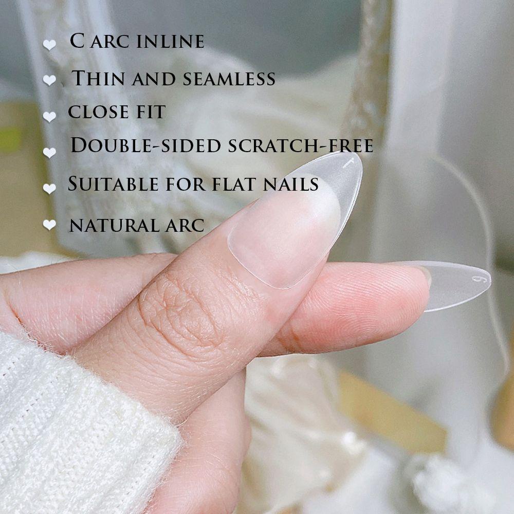 Bộ 270 Móng Tay Giả Bán Nhám Che Phủ Toàn Diện Chất Lượng Cao