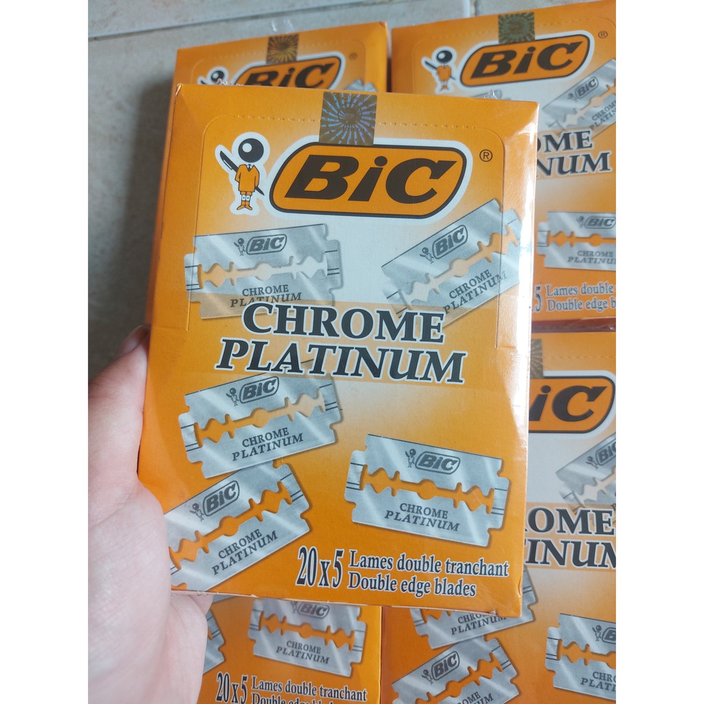 Lưỡi Lam Bic (20 Hộp x 5 Lưỡi)